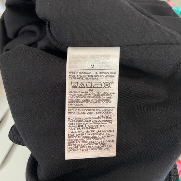 Old Navy Black Square Neck Women's Body Suit Medium NWT Cotton/Poly - Picture 11 of 12